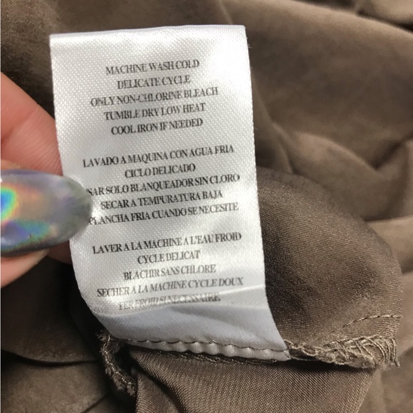 Kut from the Kloth Brown Drape Sleeveless Top - Picture 6 of 7